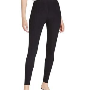 Commando Women's Neoprene High-Rise Compression Leggings Black Size S NWT